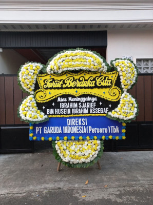 Papan Bunga Duka di Warnajati
