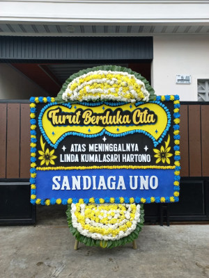 Papan Bunga Duka di Warnajati